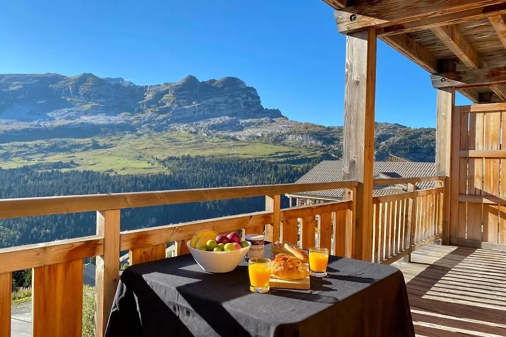 Vue Panoramique Sur Les Montagnes Plein Sud - T2 Skis Aux Pieds, Piscine & Spa Flaine 0*,  Frankrijk
