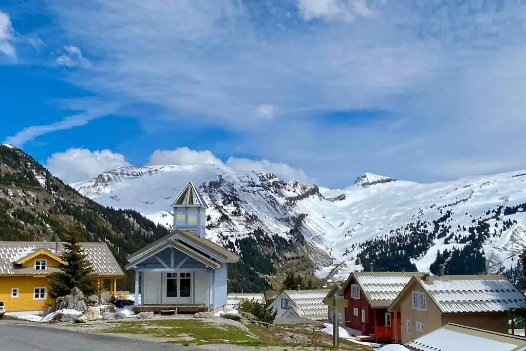 Appartement Vue Panoramique Sur Les Montagnes Plein Sud - T2 Skis Aux Pieds, Piscine & Spa Flaine