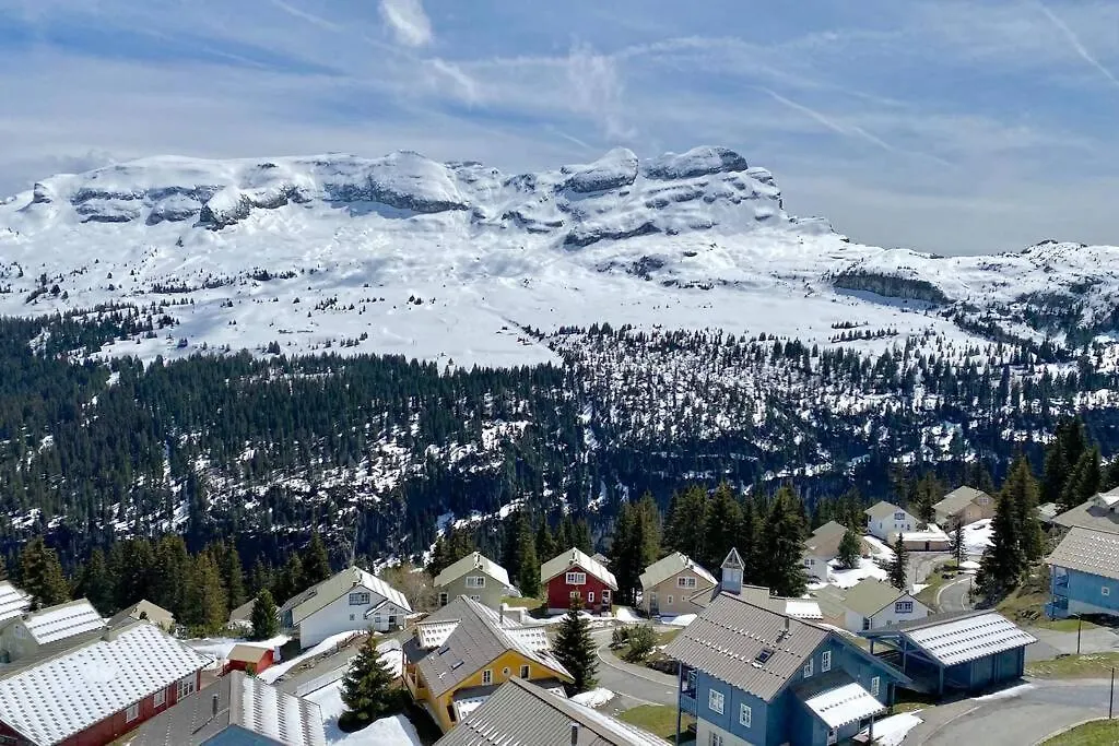 Appartement Vue Panoramique Sur Les Montagnes Plein Sud - T2 Skis Aux Pieds, Piscine & Spa Flaine
