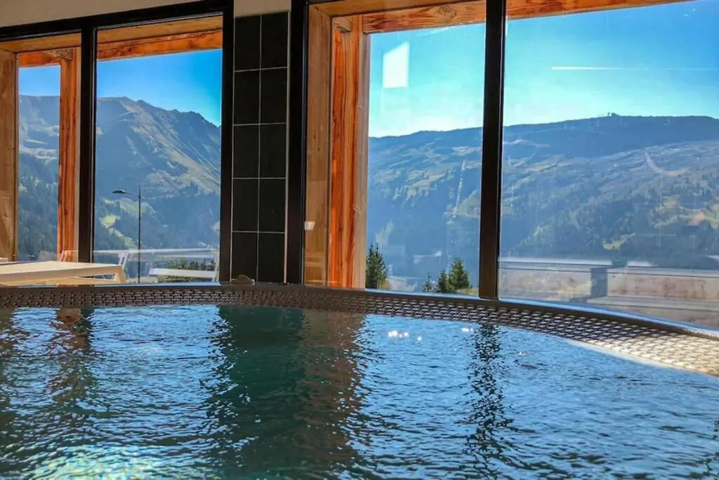 Vue Panoramique Sur Les Montagnes Plein Sud - T2 Skis Aux Pieds, Piscine & Spa Flaine Appartement