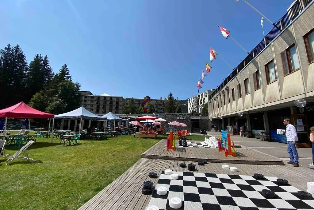 Appartement Vue Panoramique Sur Les Montagnes Plein Sud - T2 Skis Aux Pieds, Piscine & Spa Flaine