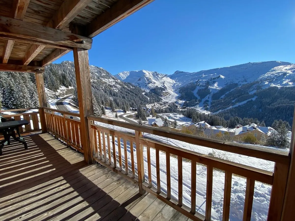 Appartement Vue Panoramique Sur Les Montagnes Plein Sud - T2 Skis Aux Pieds, Piscine & Spa Flaine